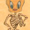 esqueleto de caricaturas